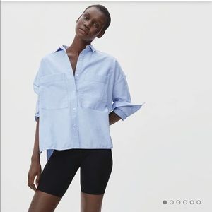 NWT Everlane The Boxy Oxford shirt